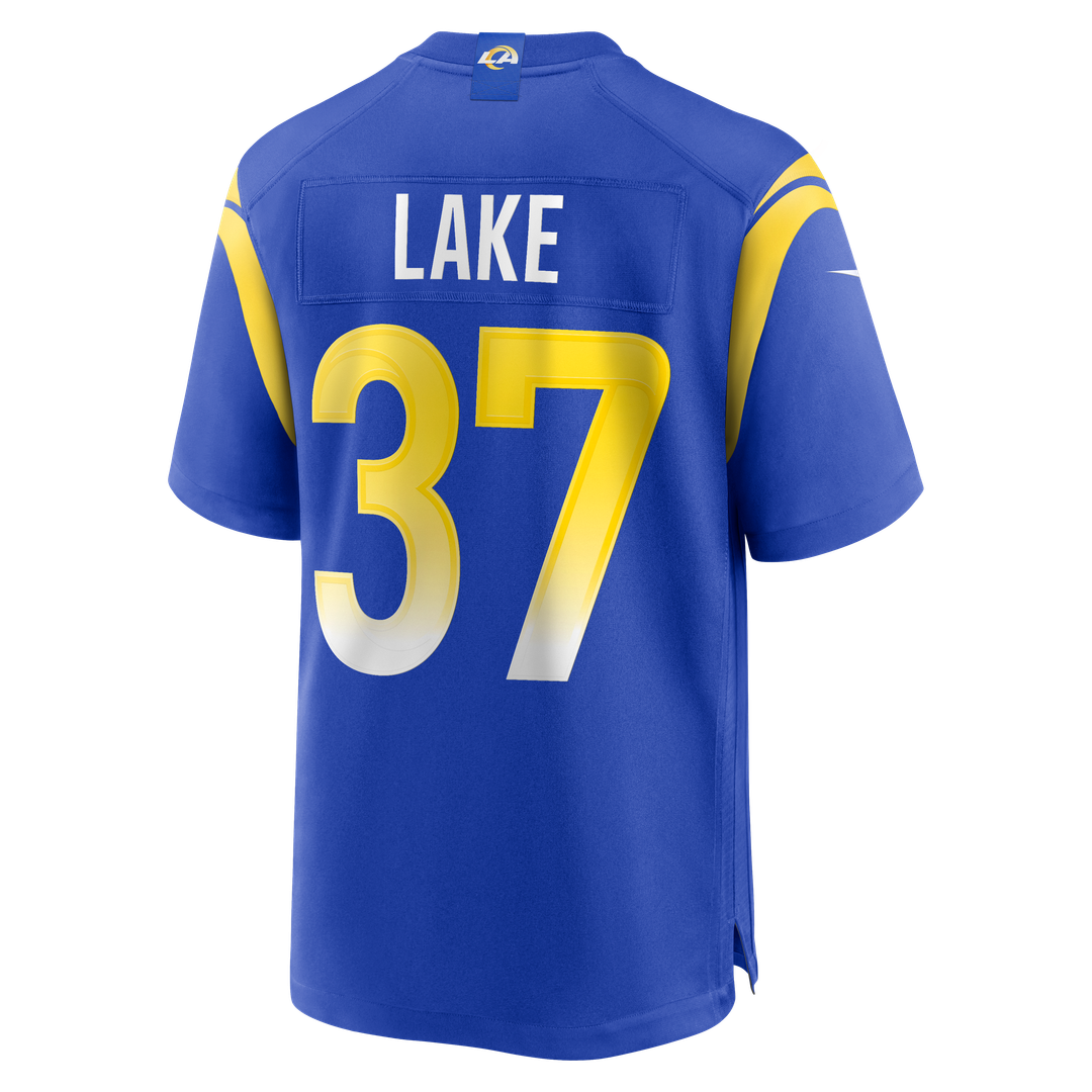 Los Angeles Rams Quentin Lake Royal Game Player Jersey | NFL Football Jersey