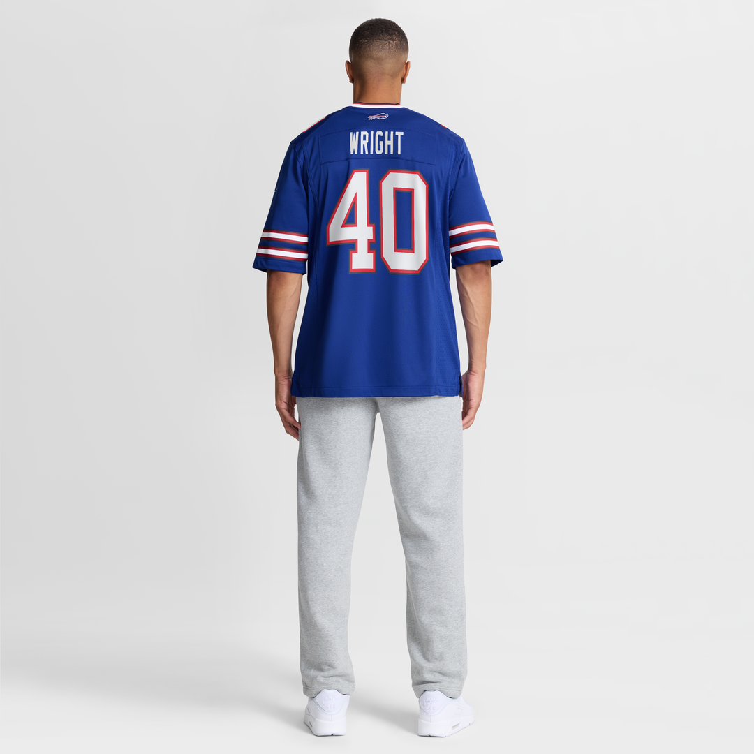 Buffalo Bills Matthew Wright Royal Team Game Jersey | NFL Football Jersey