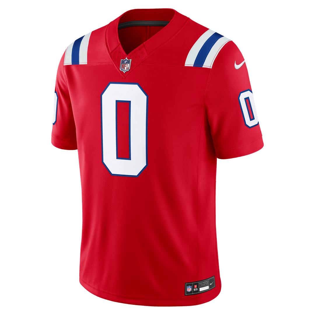 New England Patriots Christian Gonzalez Navy Team Vapor F.U.S.E. Stitched Limited Jersey | NFL Football Jersey
