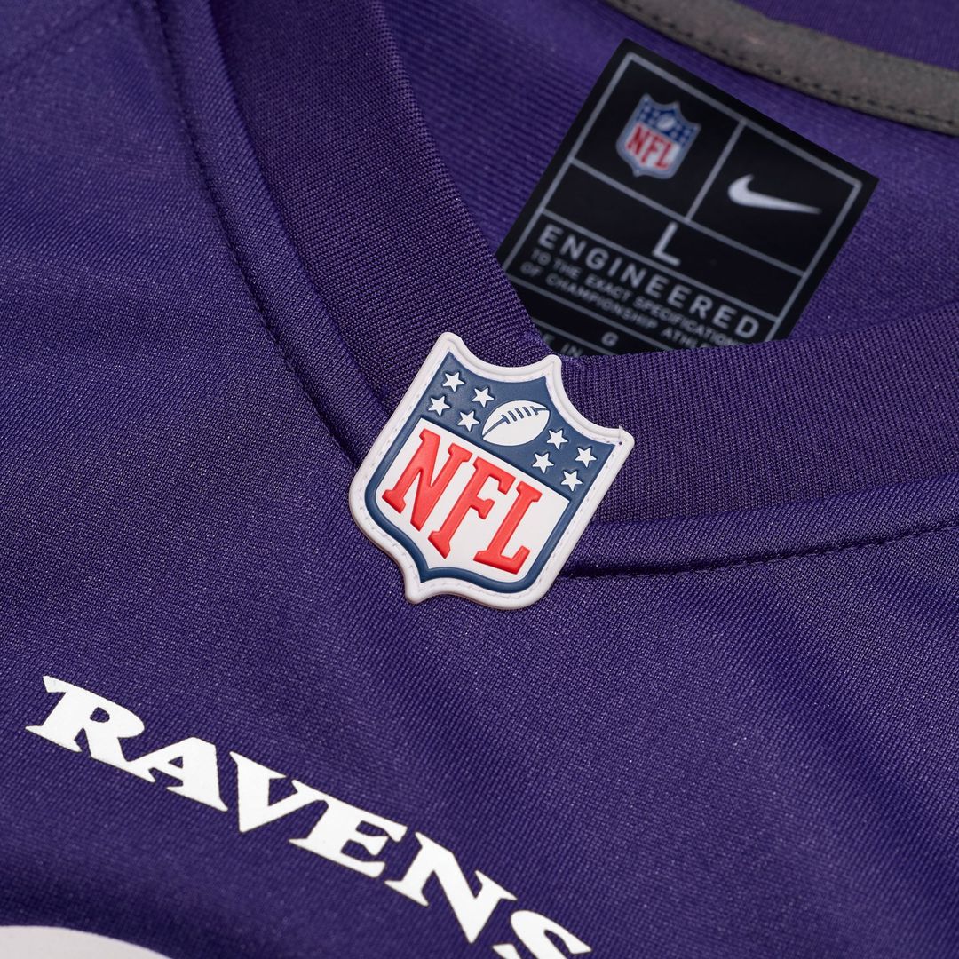 Baltimore Ravens Steve McNair Purple Game Retired Player Jersey | NFL Football Jersey