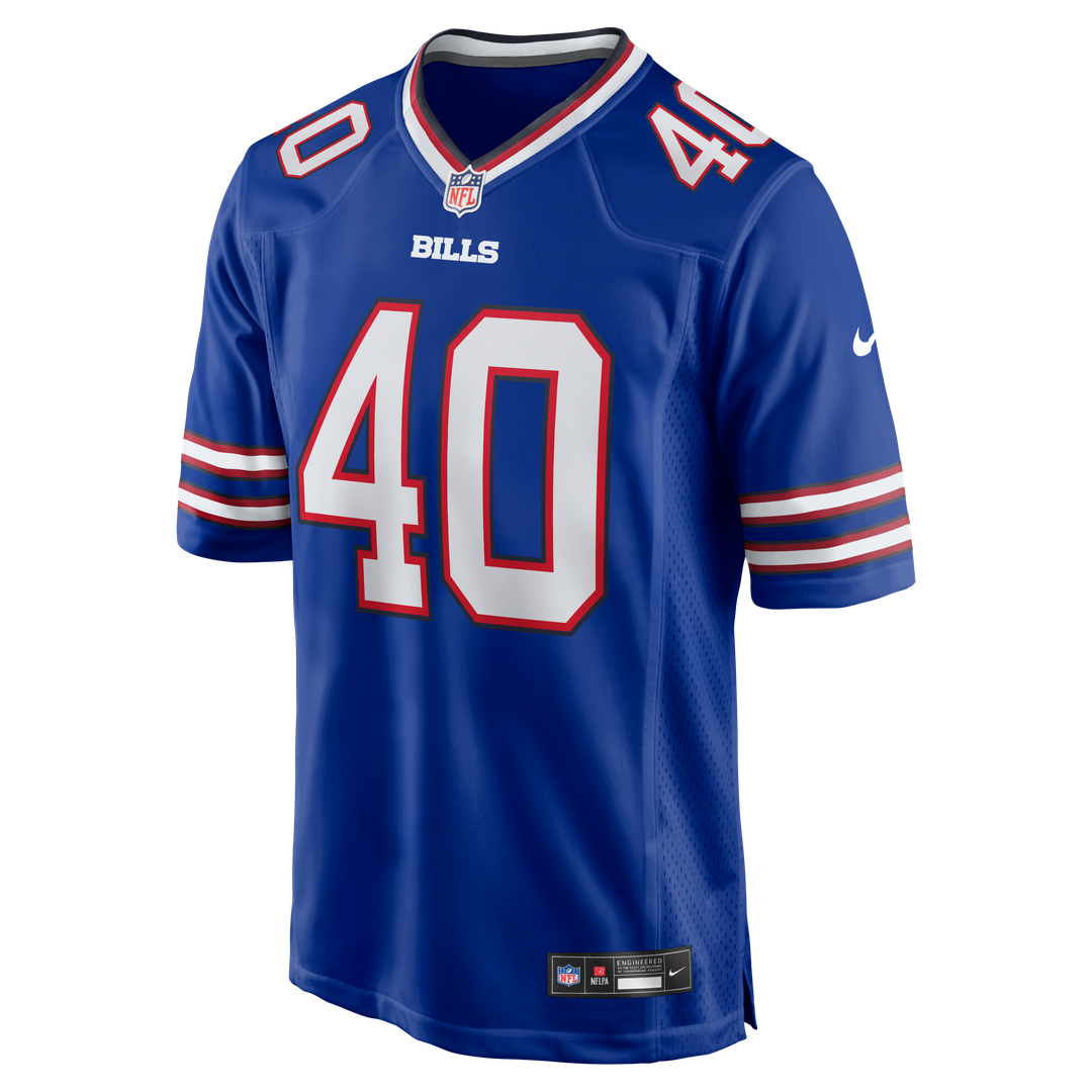 Buffalo Bills Matthew Wright Royal Team Game Jersey | NFL Football Jersey
