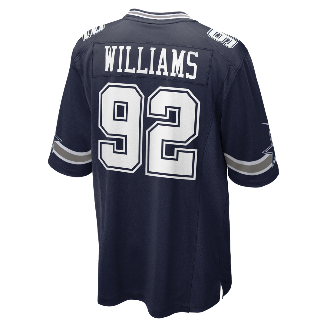 Dallas Cowboys Quinnen Williams Navy Team Game Jersey | NFL Football Jersey