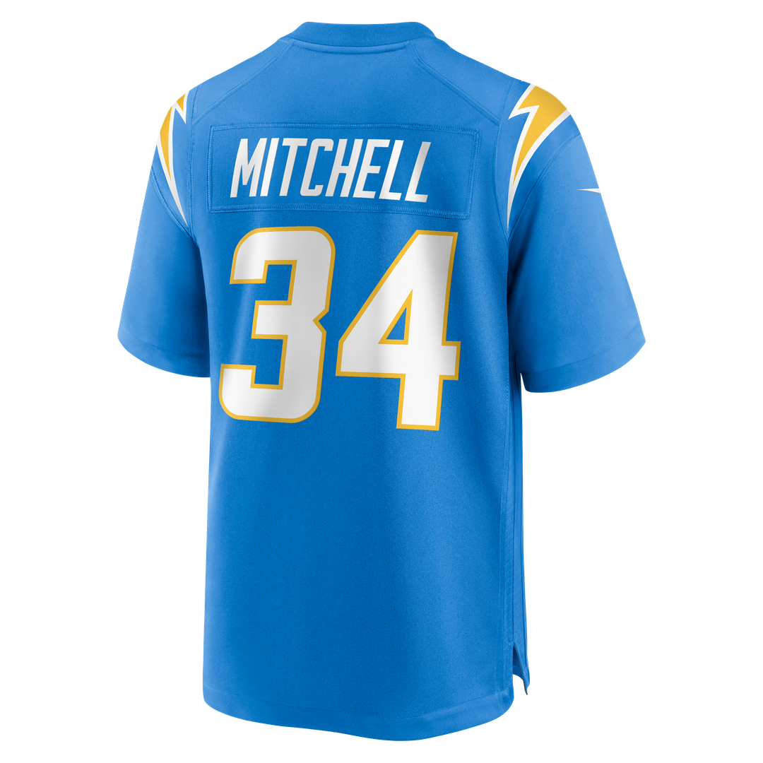 Los Angeles Chargers Keaton Mitchell Powder Blue Team Game Jersey | NFL Football Jersey