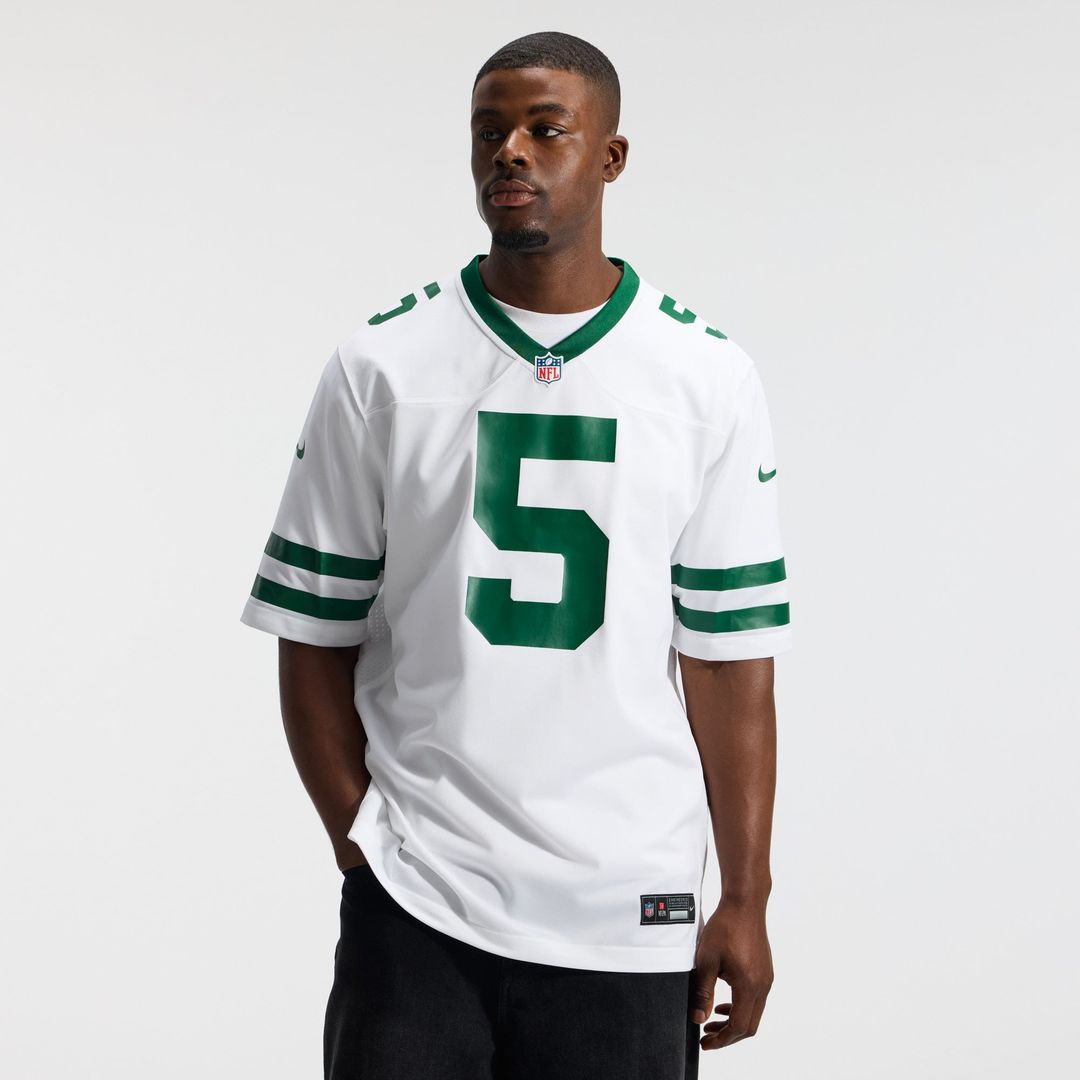 New York Jets Garrett Wilson Legacy White Game Jersey | NFL Football Jersey