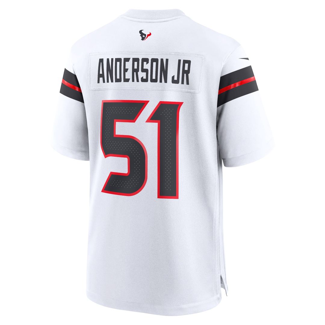 Houston Texans Will Anderson Jr. White Game Jersey | NFL Football Jersey