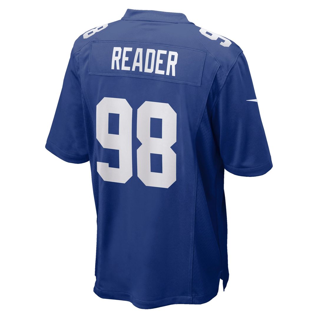 New York Giants D.J. Reader Royal Game Jersey | NFL Football Jersey