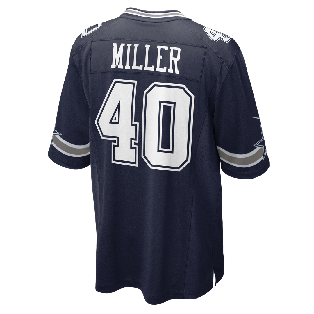 Dallas Cowboys Von Miller Navy Game Jersey | NFL Football Jersey
