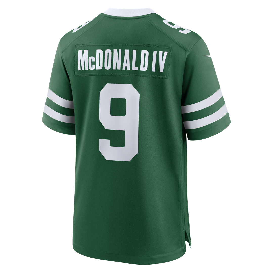 New York Jets Will McDonald IV Legacy Green Team Game Jersey | NFL Football Jersey