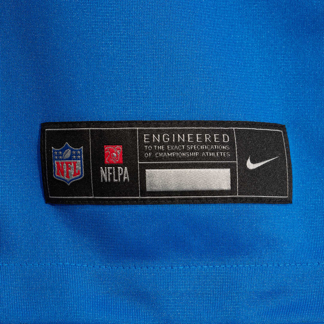 Detroit Lions Chuck Clark Blue Team Game Jersey | NFL Football Jersey