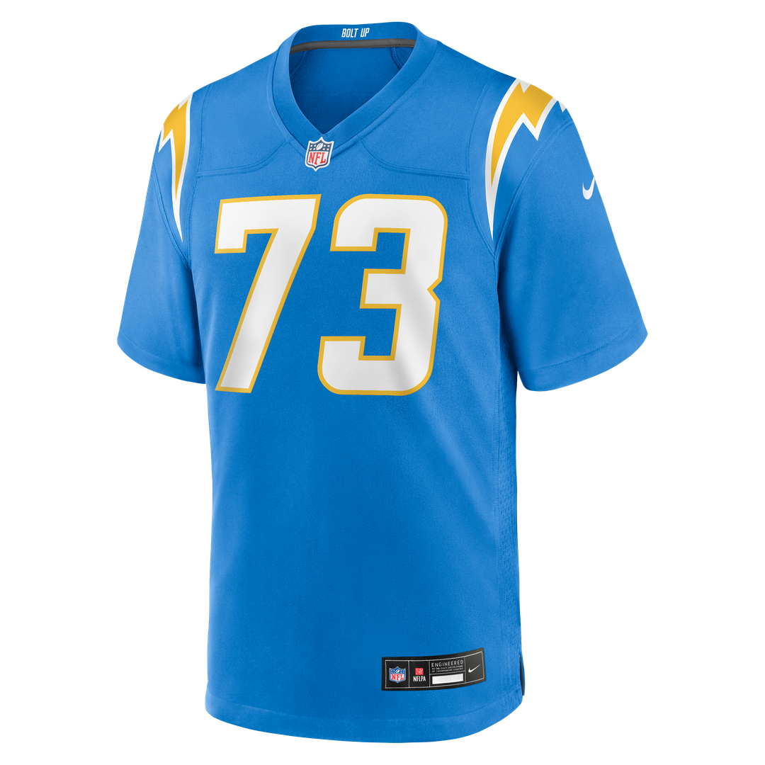Los Angeles Chargers Mekhi Becton Powder Blue Team Game Jersey | NFL Football Jersey