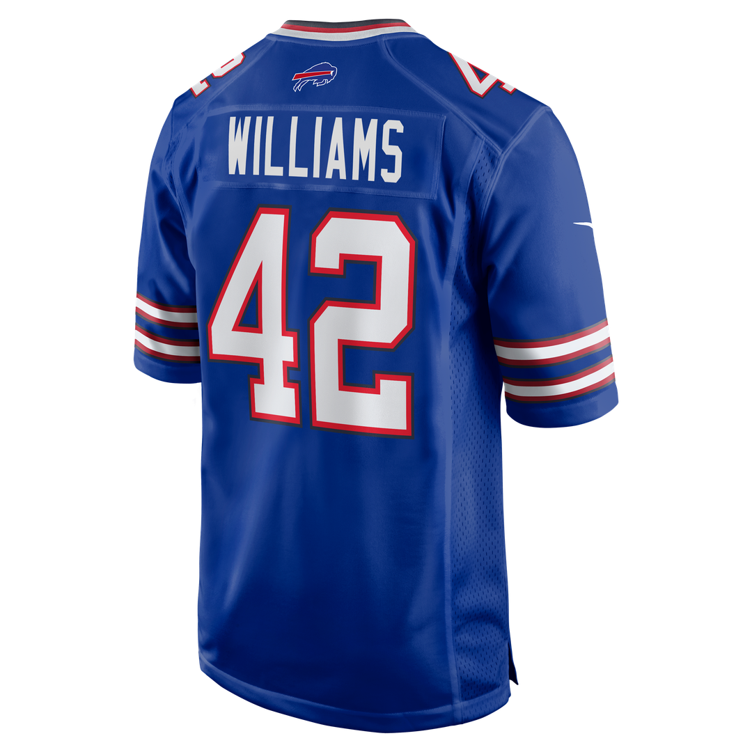 Buffalo Bills Dorian Williams Royal Home Game Jersey | NFL Football Jersey