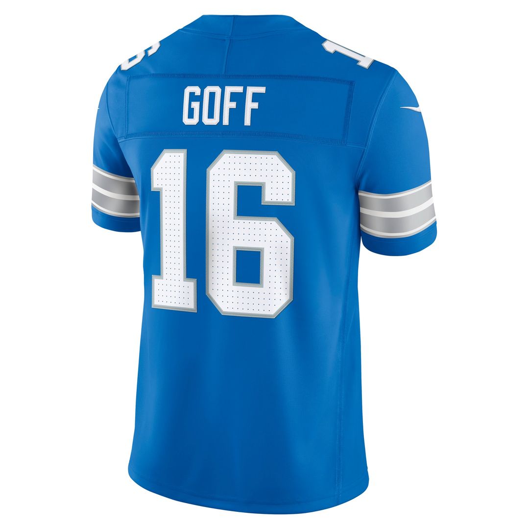 Detroit Lions Jared Goff Black Alternate Vapor F.U.S.E. Stitched Limited Jersey | NFL Football Jersey