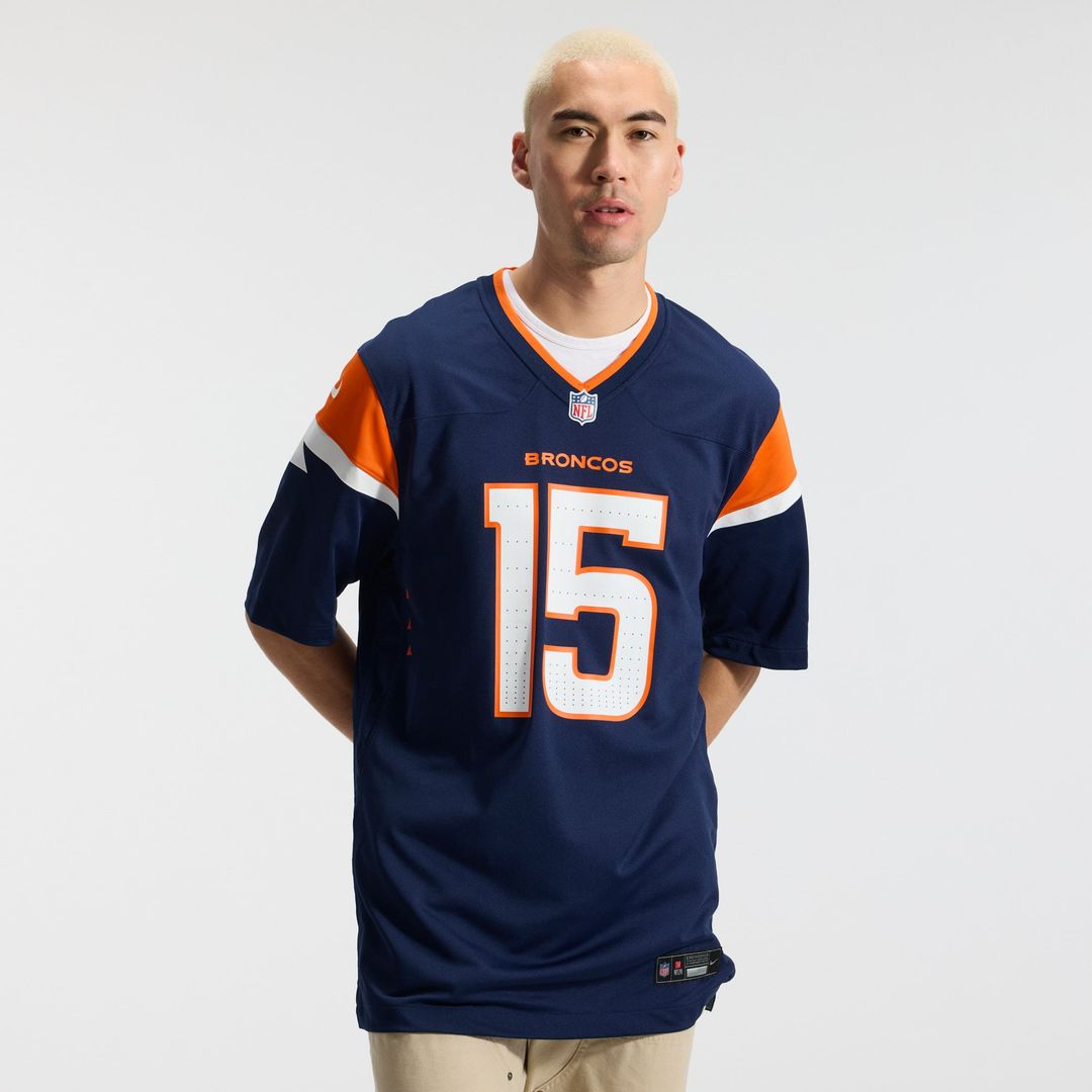 Denver Broncos Nik Bonitto Orange Team Game Jersey | NFL Football Jersey