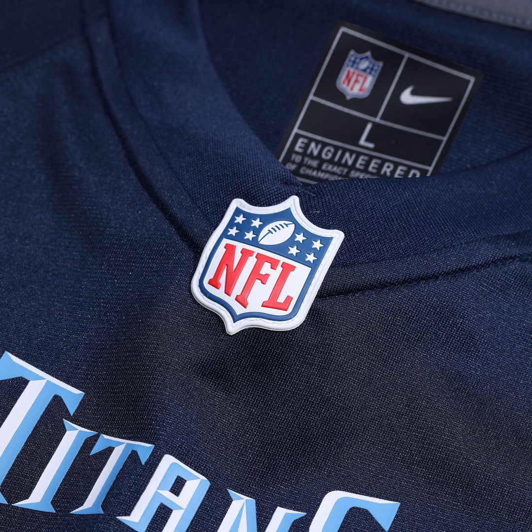 Tennessee Titans Calvin Ridley Light Blue Team Game Jersey | NFL Football Jersey