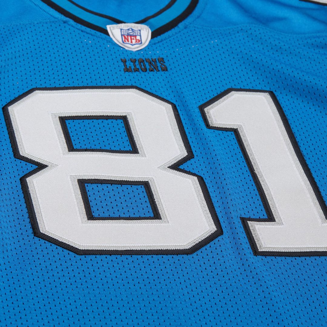 Detroit Lions Calvin Johnson Black 2007 Authentic Throwback Jersey | NFL Football Jersey