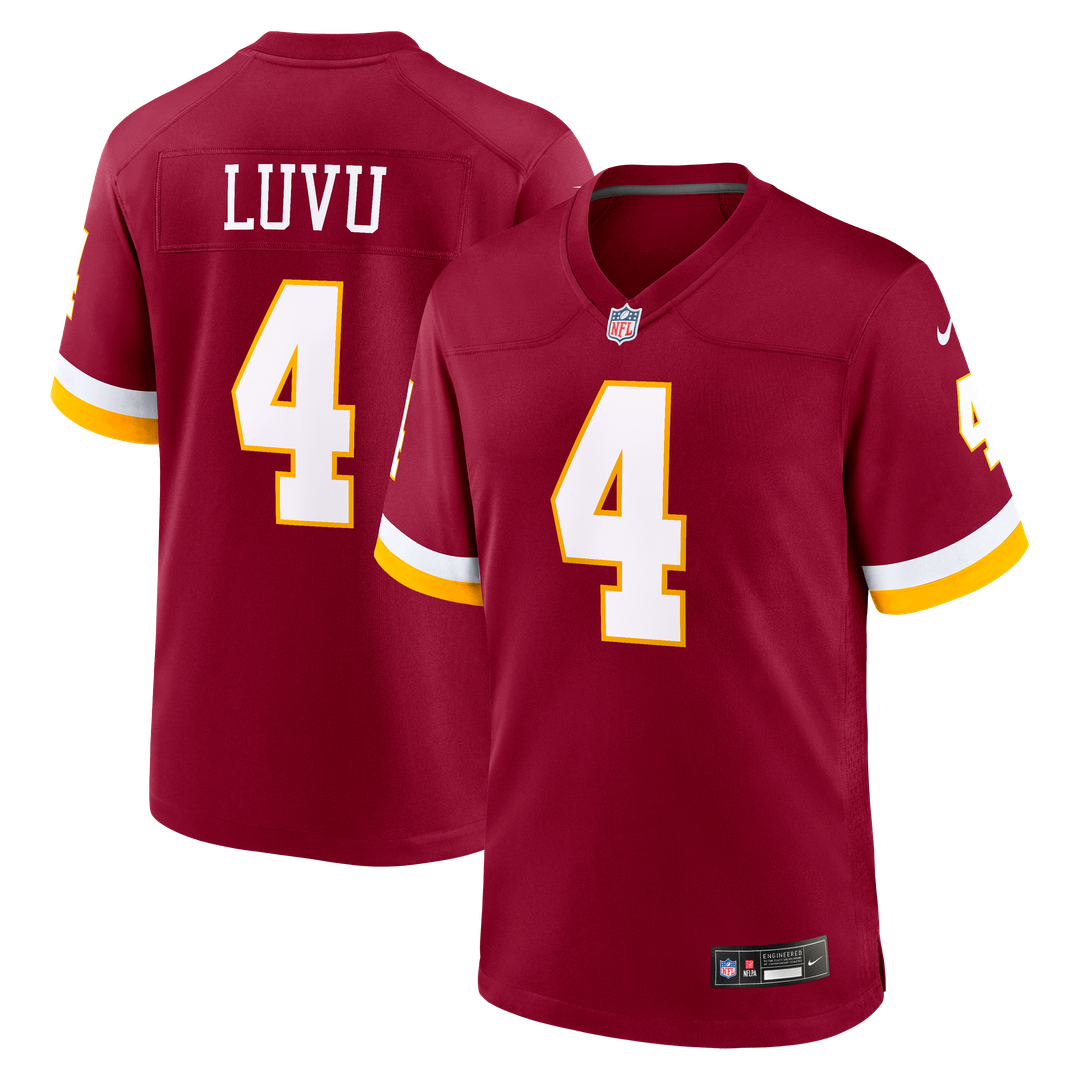 Washington Commanders Frankie Luvu Burgundy Game Jersey | NFL Football Jersey