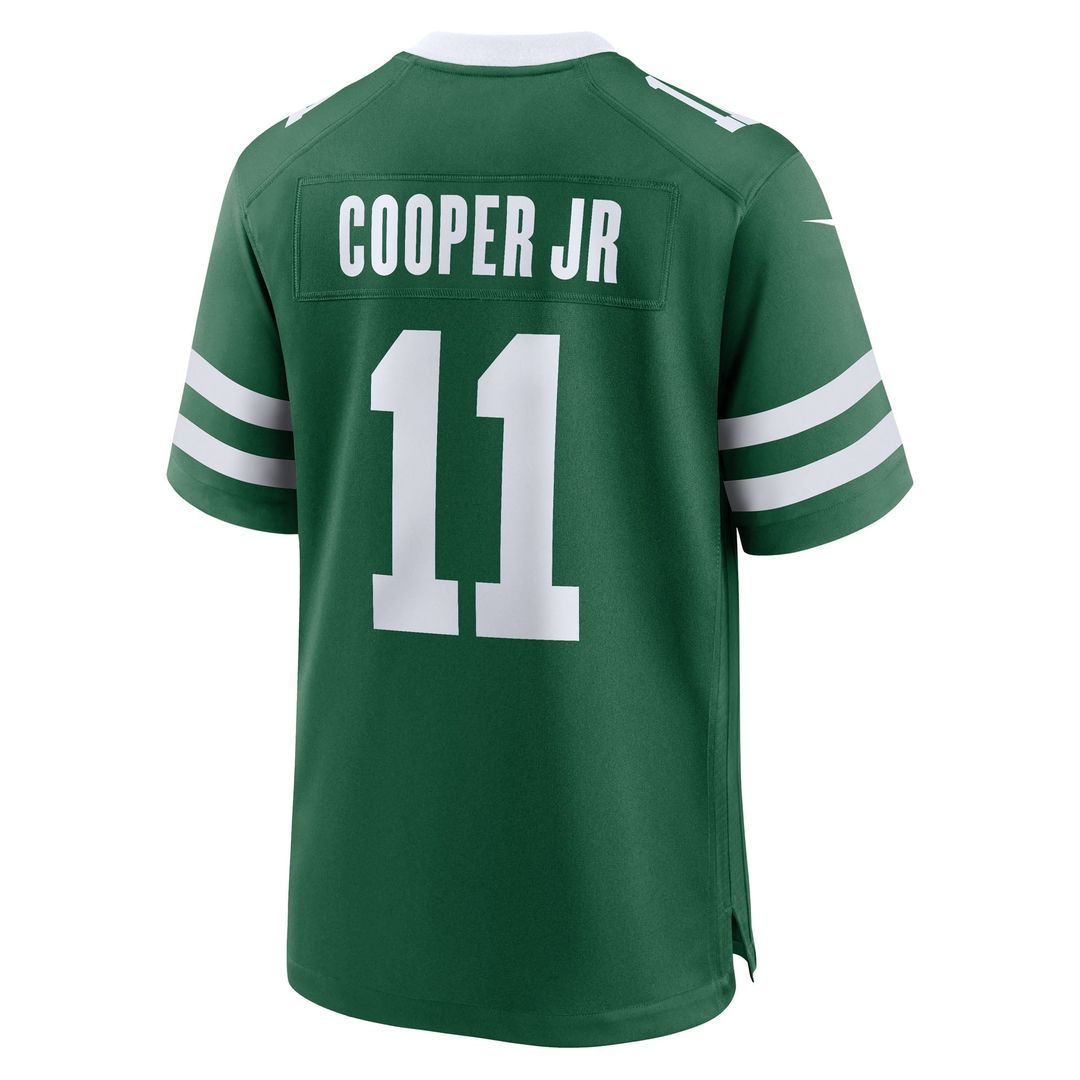 New York Jets Omar Cooper Jr. Green Team Game Jersey | NFL Football Jersey