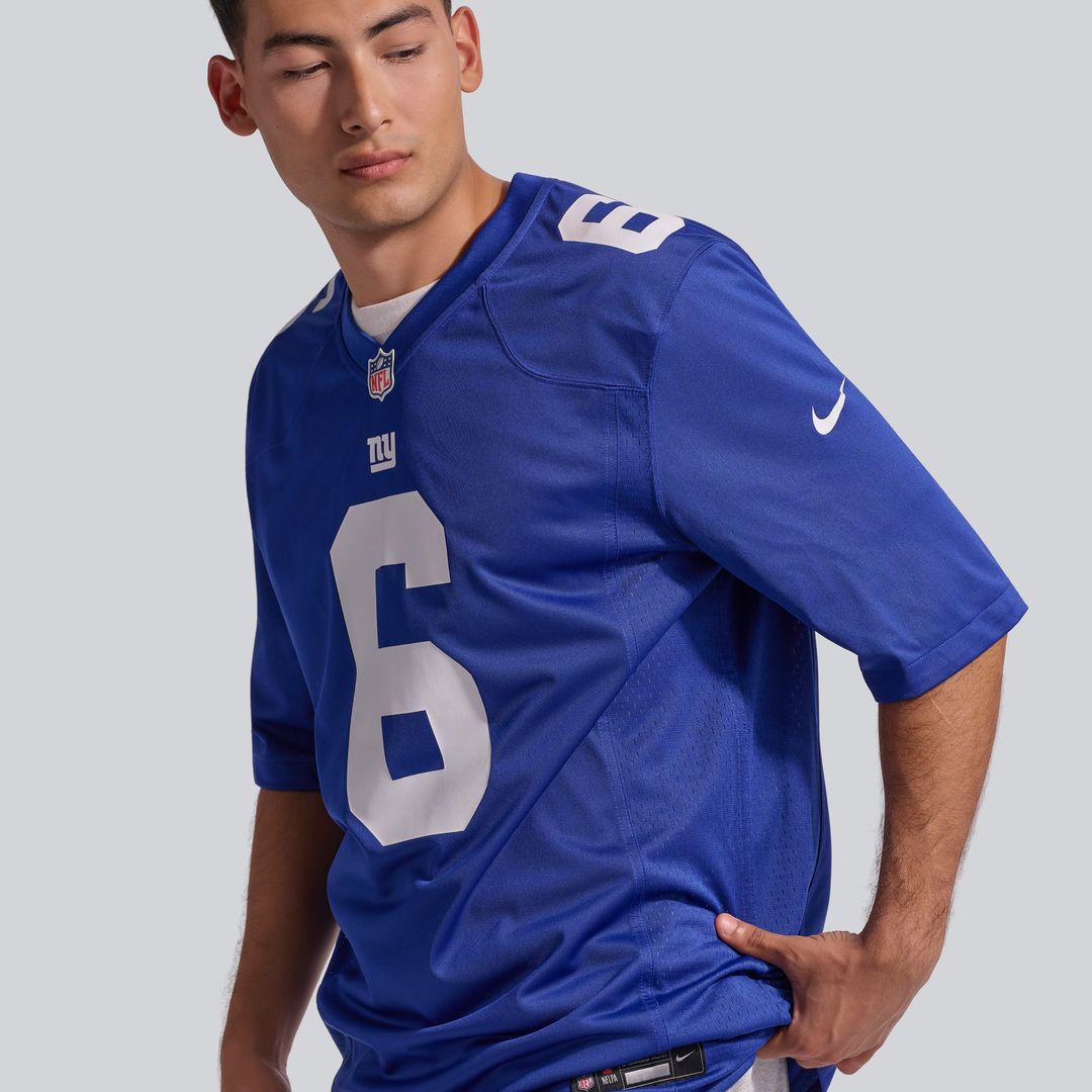 New York Giants Jaxson Dart Red Alternate Century Red Game Jersey | NFL Football Jersey