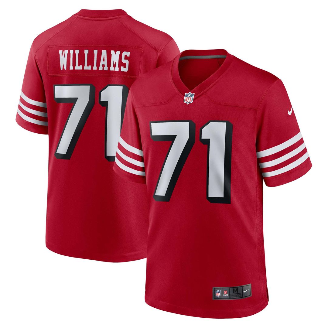 San Francisco 49ers Trent Williams Scarlet Alternate Game Jersey | NFL Football Jersey
