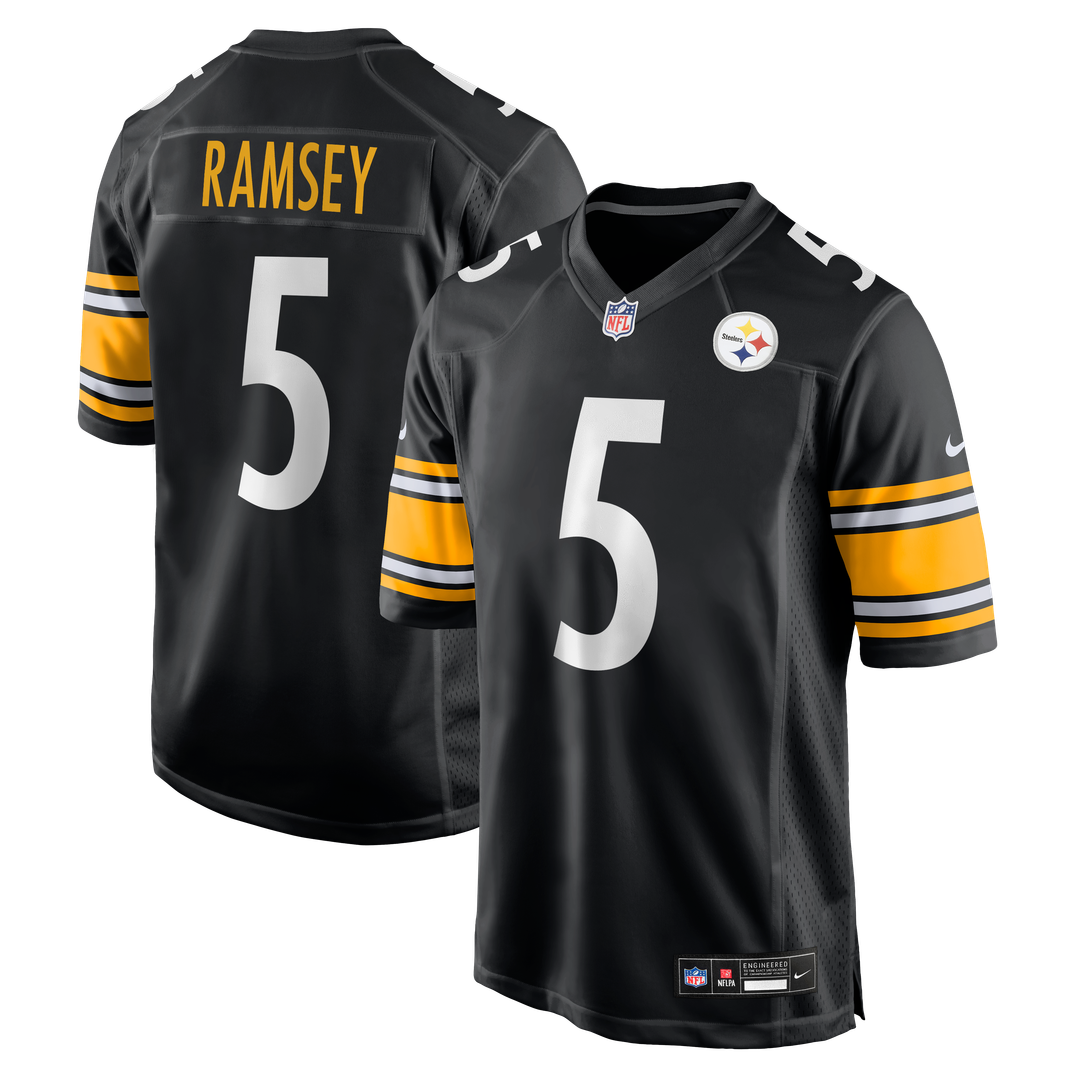 Pittsburgh Steelers Jalen Ramsey Gold Alternate 1933 Throwback Game Jersey | NFL Football Jersey