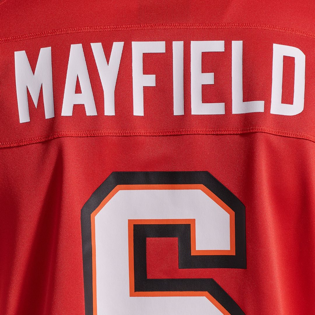 Tampa Bay Buccaneers Baker Mayfield Orange Throwback Game Jersey | NFL Football Jersey