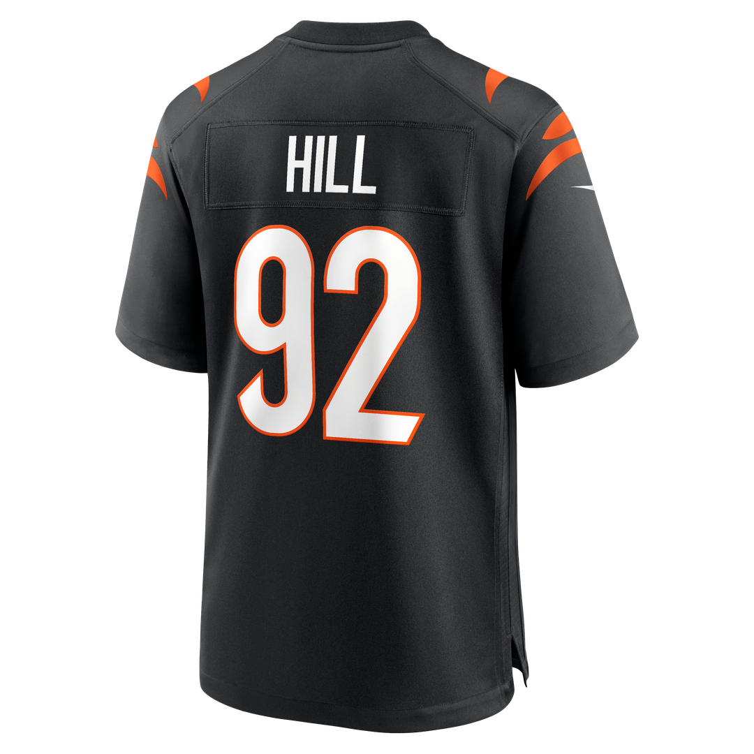 Cincinnati Bengals B.J. Hill Black Game Jersey | NFL Football Jersey