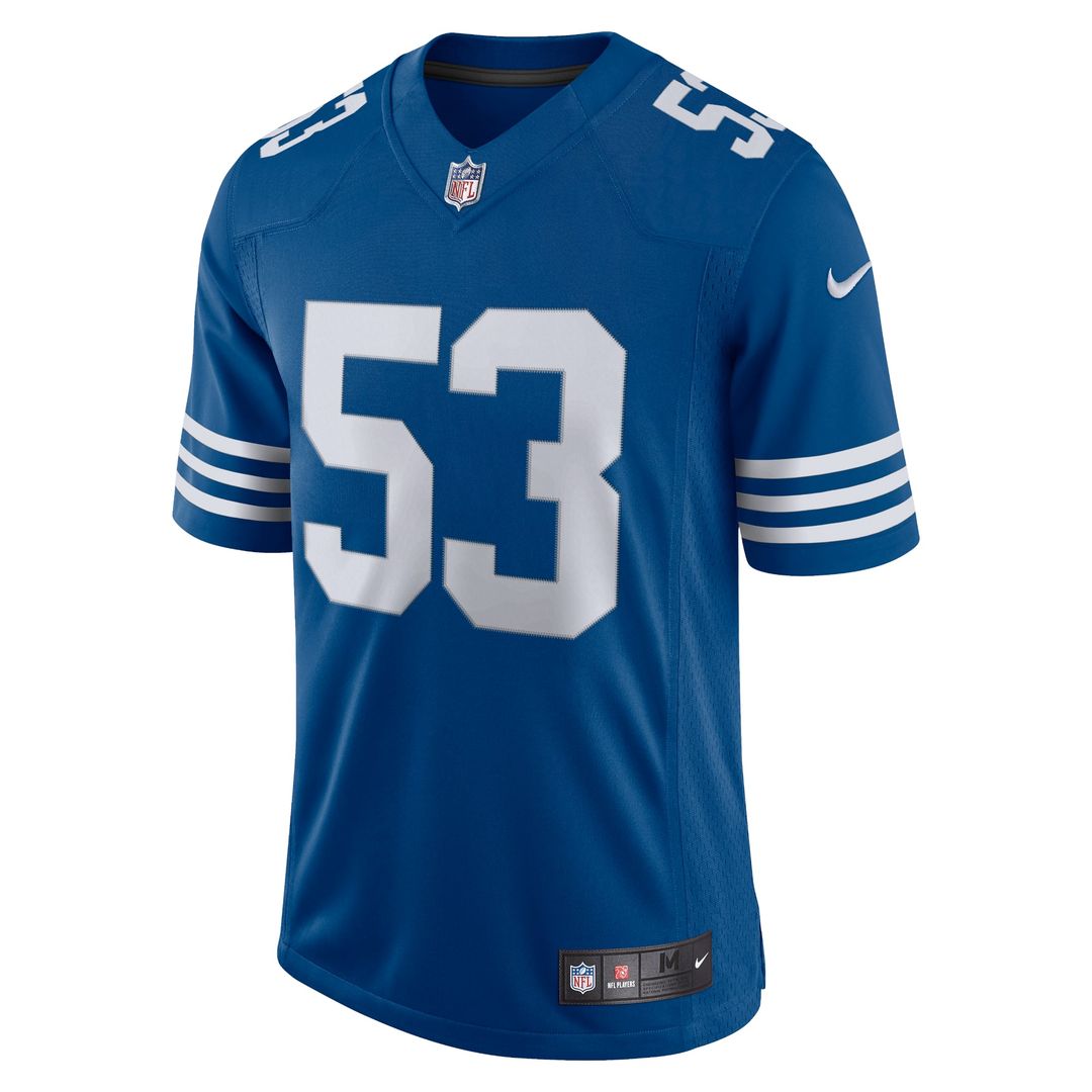 Indianapolis Colts Darius Leonard Royal Alternate Vapor Limited Jersey | NFL Football Jersey