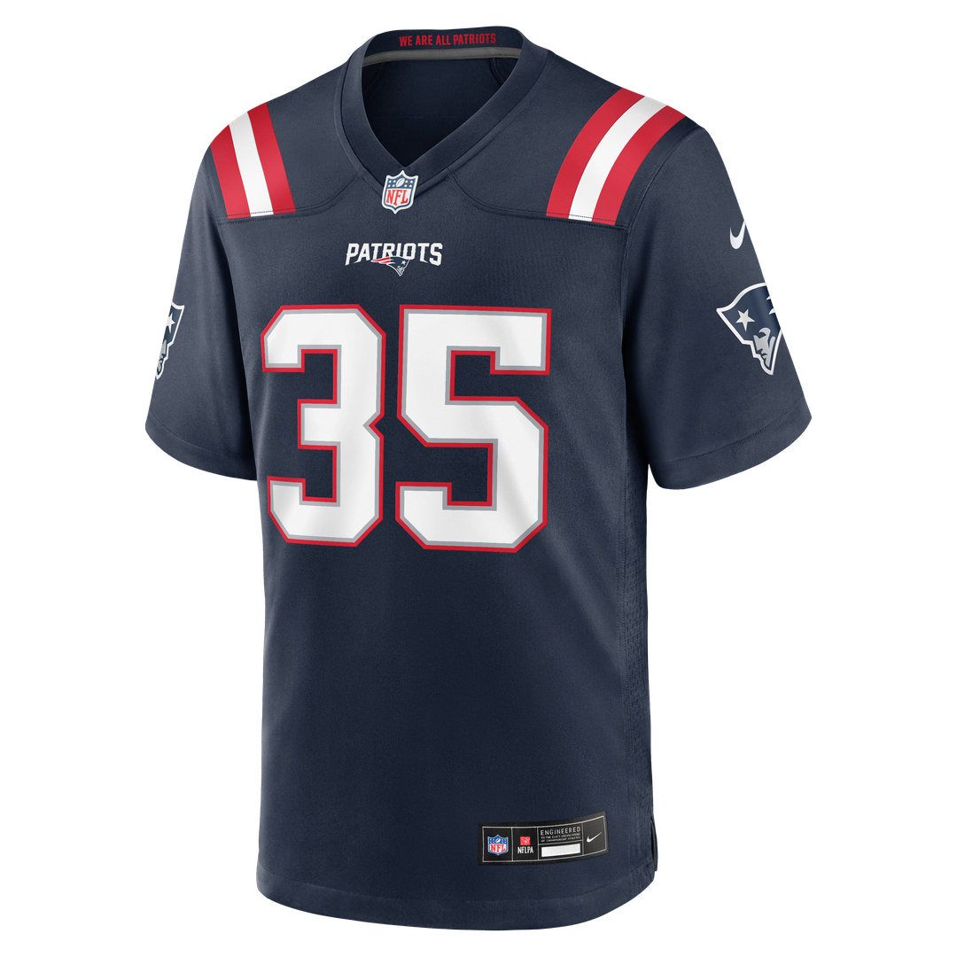 New England Patriots K.J. Britt Navy Team Game Jersey | NFL Football Jersey