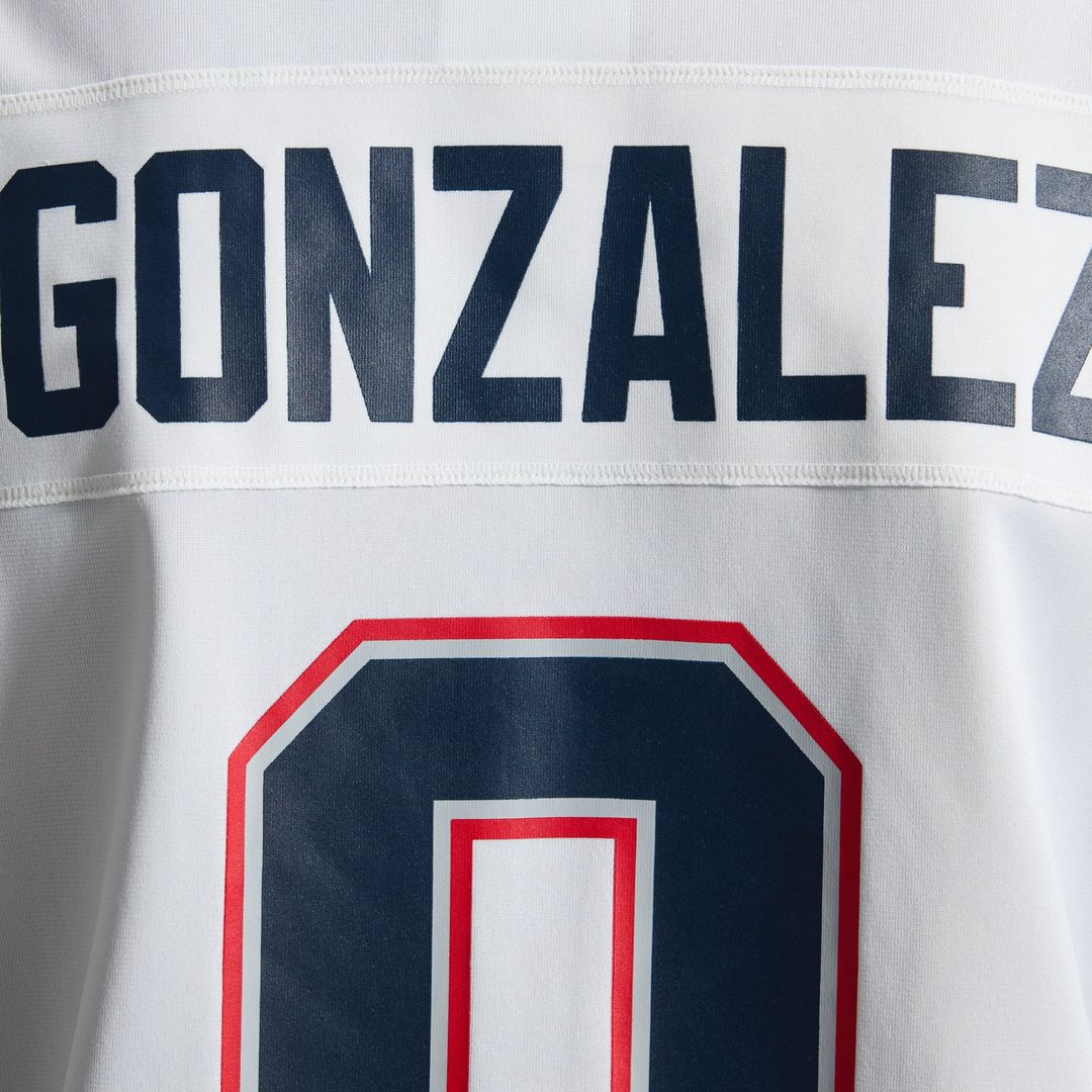 New England Patriots Christian Gonzalez White Game Jersey | NFL Football Jersey