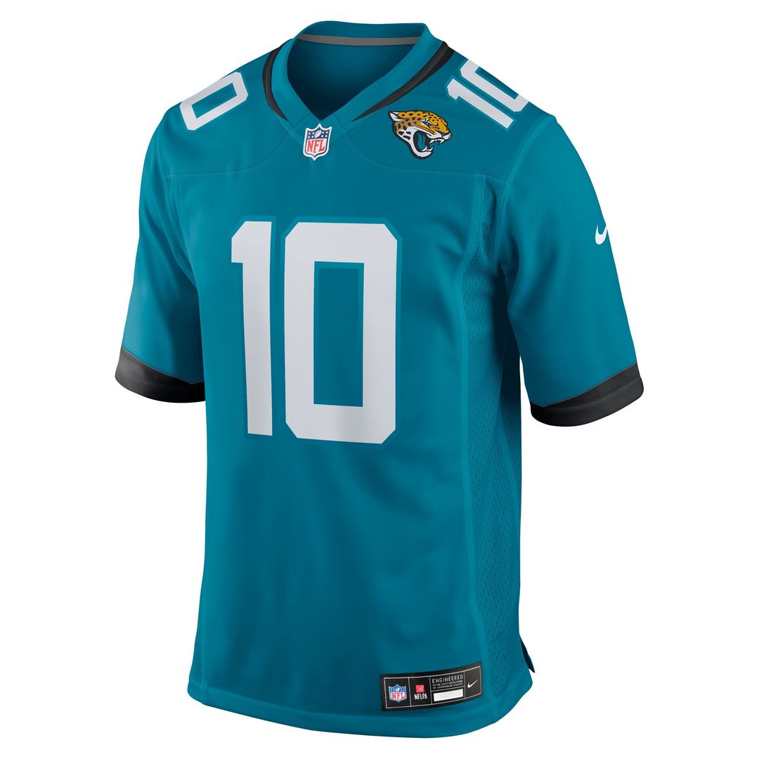 Jacksonville Jaguars Carter Bradley Teal Team Game Jersey | NFL Football Jersey