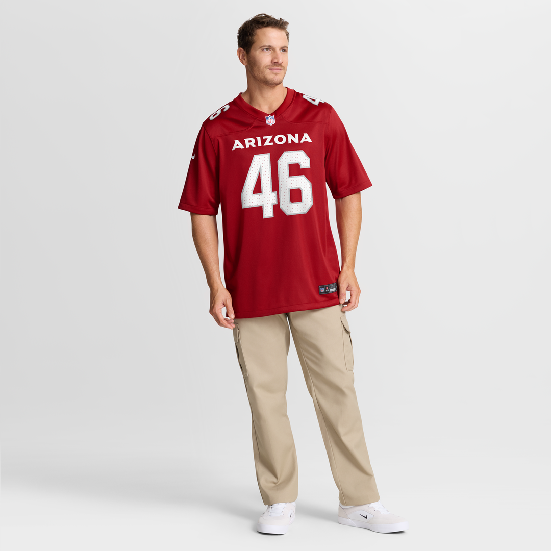 Arizona Cardinals Aaron Brewer Cardinal Team Game Jersey | NFL Football Jersey