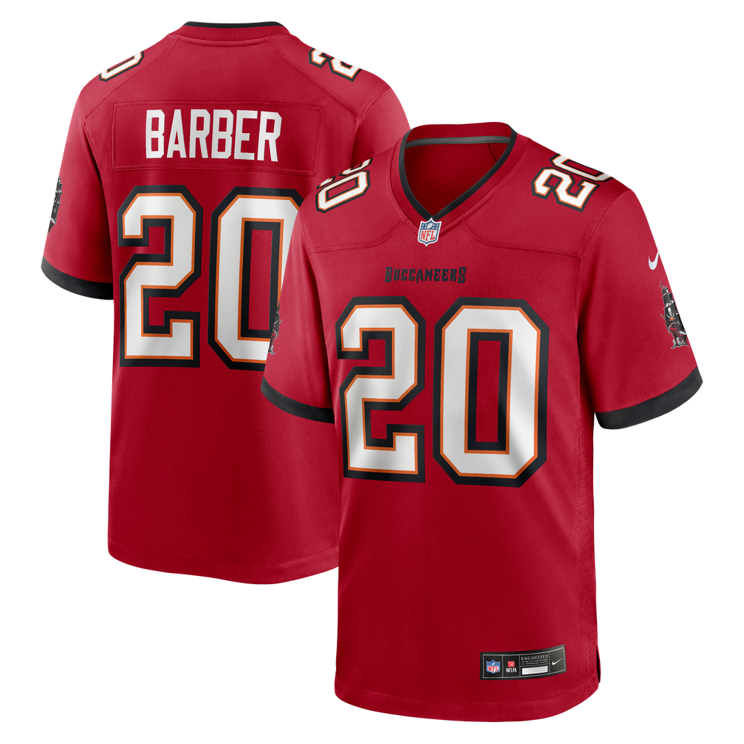 Tampa Bay Buccaneers Ronde Barber Red Game Retired Player Jersey | NFL Football Jersey