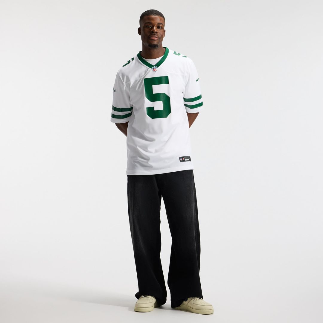 New York Jets Garrett Wilson Legacy White Game Jersey | NFL Football Jersey