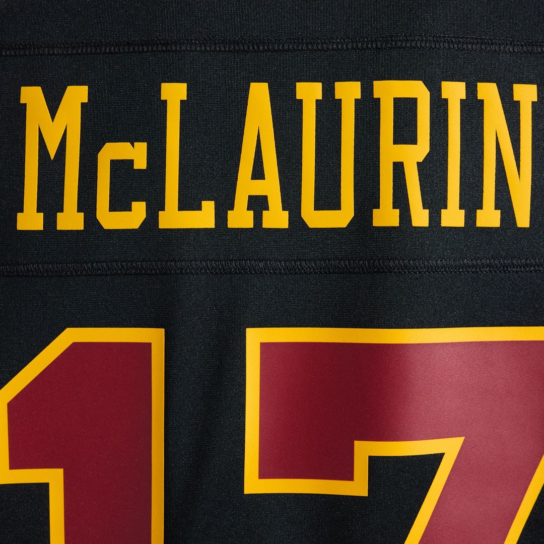 Hail Raiser Men's Washington Commanders Terry McLaurin Black Alternate Game Jersey | NFL Football Jersey