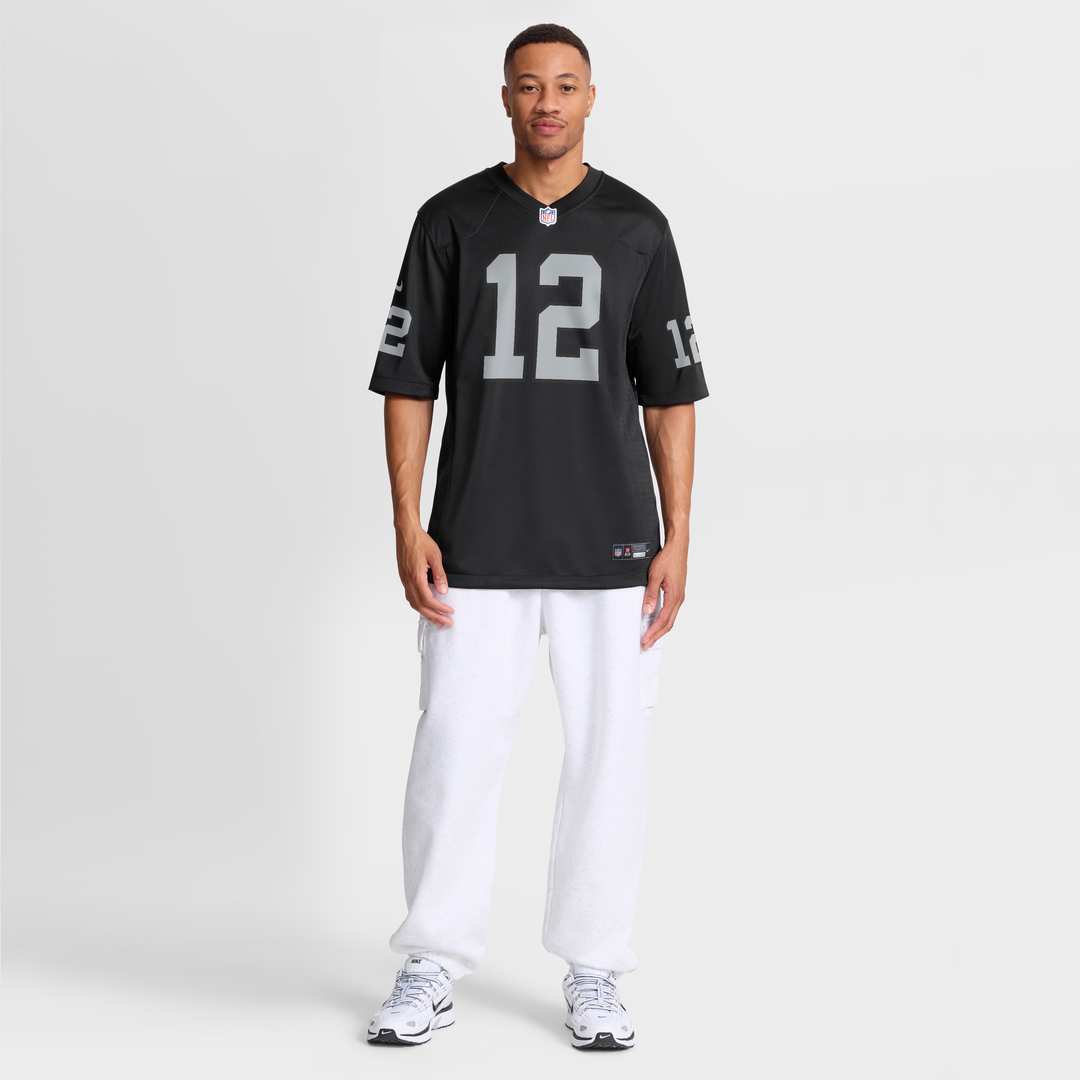 Las Vegas Raiders Ken Stabler Black Game Retired Player Jersey | NFL Football Jersey