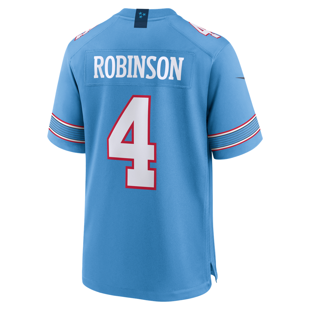 Tennessee Titans Wan'Dale Robinson Light Blue Team Game Jersey | NFL Football Jersey