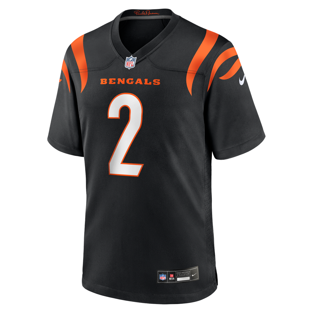 Cincinnati Bengals Evan McPherson Black Game Jersey | NFL Football Jersey