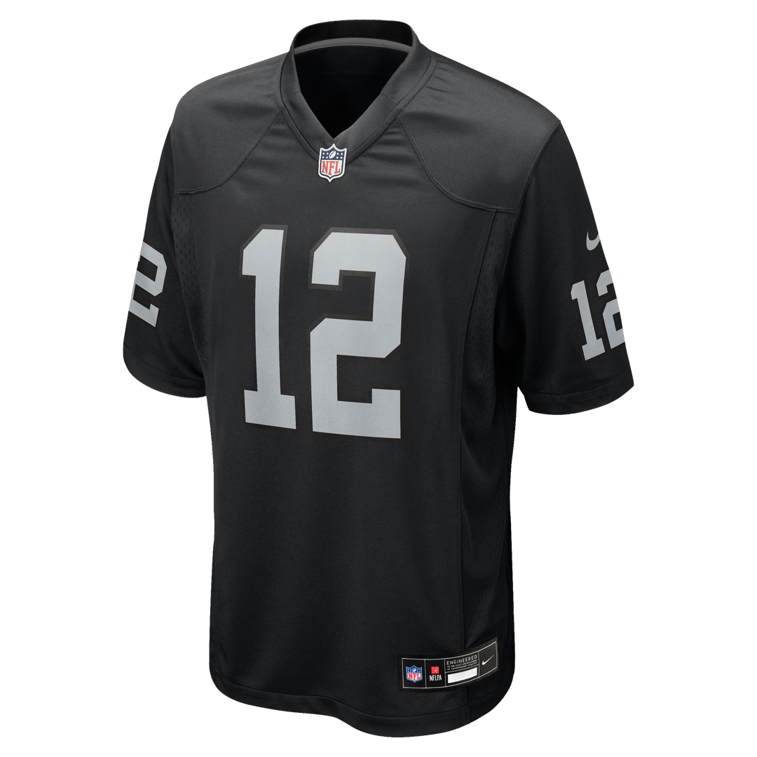 Las Vegas Raiders Ken Stabler Black Game Retired Player Jersey | NFL Football Jersey