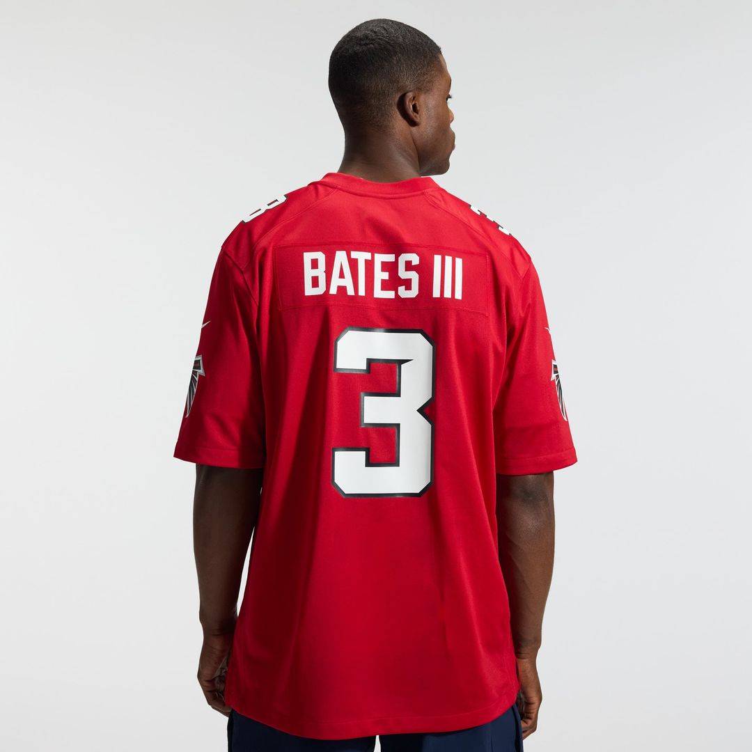 Atlanta Falcons Jessie Bates III White Game Jersey | NFL Football Jersey