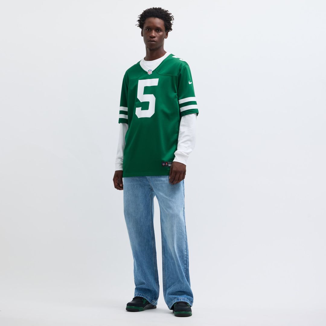 New York Jets Garrett Wilson Legacy White Game Jersey | NFL Football Jersey