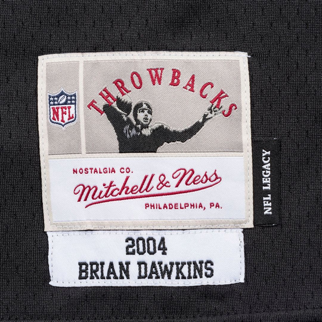 Philadelphia Eagles Brian Dawkins Black Legacy Replica Jersey | NFL Football Jersey