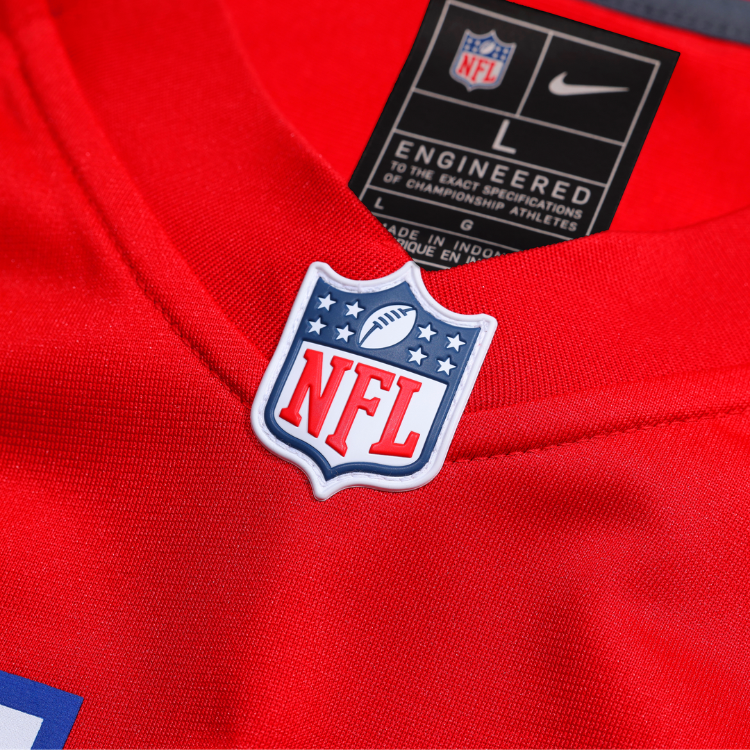 New England Patriots A.J. Brown Red Game Jersey | NFL Football Jersey