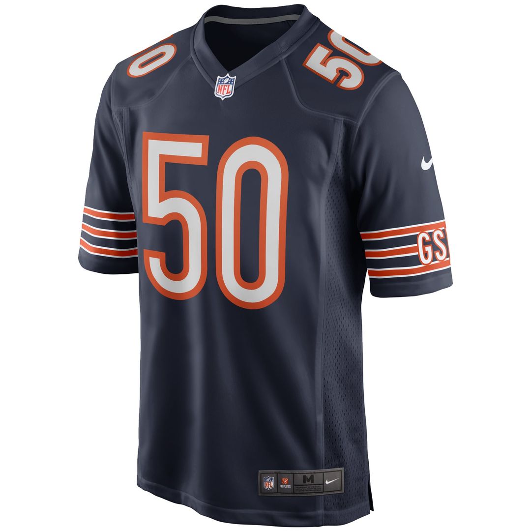 Chicago Bears Mike Singletary Navy Game Retired Player Jersey | NFL Football Jersey