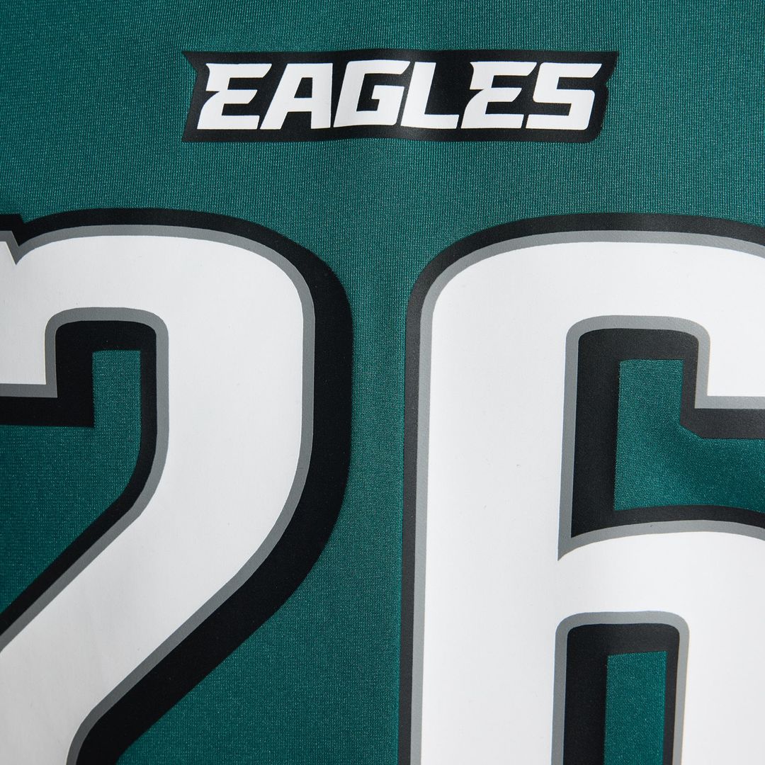 Philadelphia Eagles Saquon Barkley White Game Jersey | NFL Football Jersey