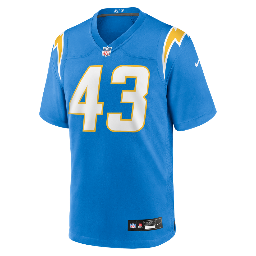 Los Angeles Chargers Michael Davis Powder Blue Game Jersey | NFL Football Jersey