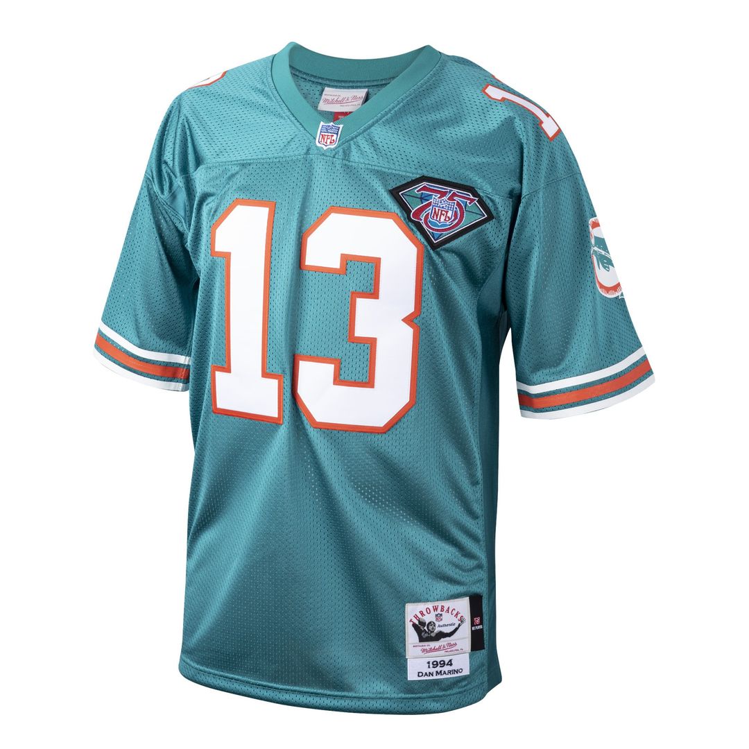 Miami Dolphins 1994 Dan Marino Aqua Authentic Throwback Retired Player Jersey | NFL Football Jersey