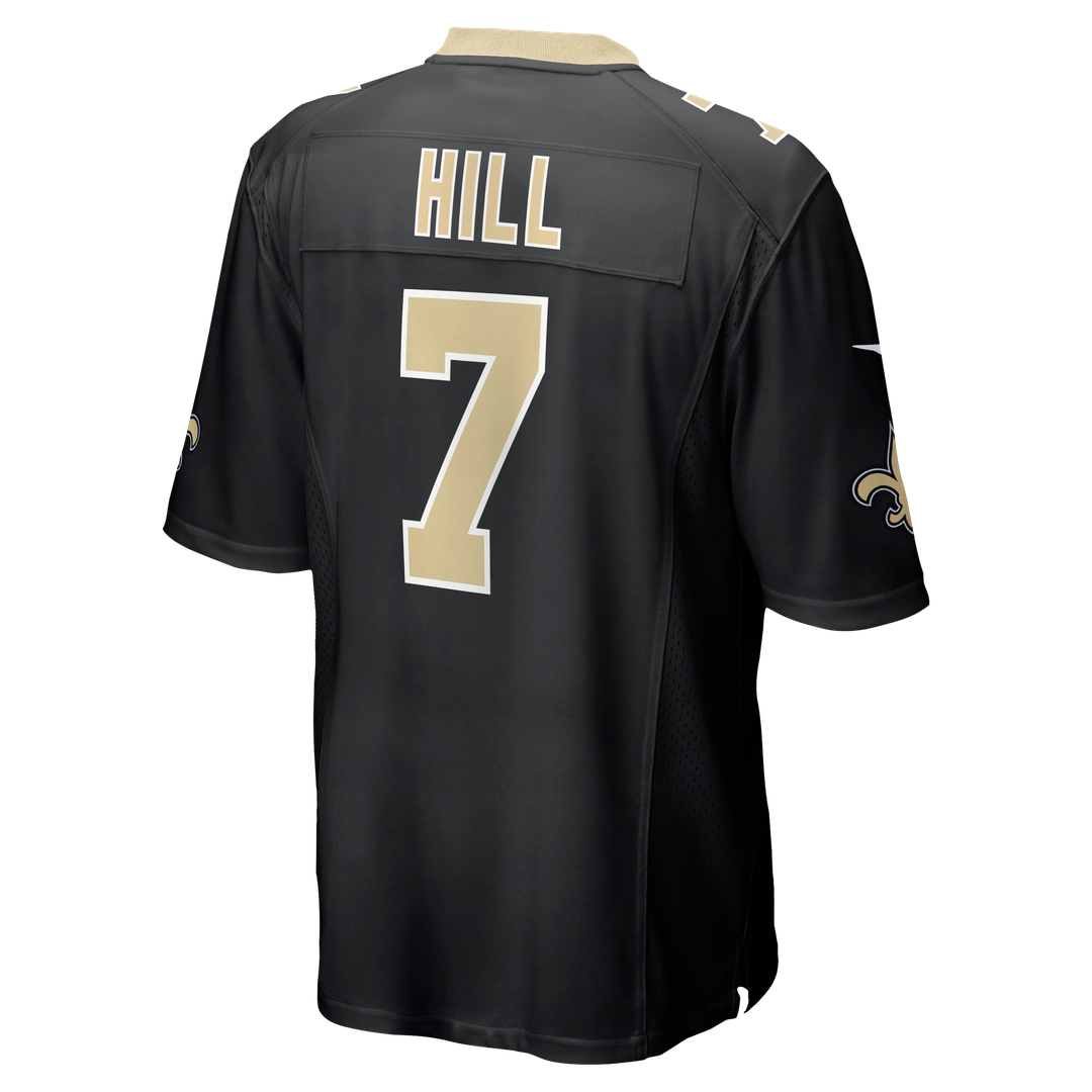 New Orleans Saints Taysom Hill Black Game Jersey | NFL Football Jersey
