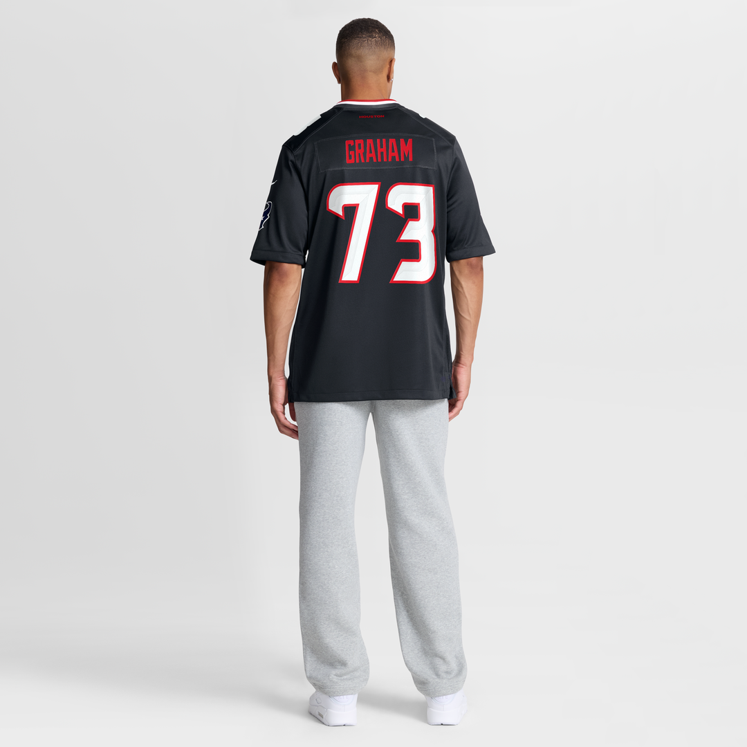 Houston Texans Derrick Graham Navy Team Game Jersey | NFL Football Jersey