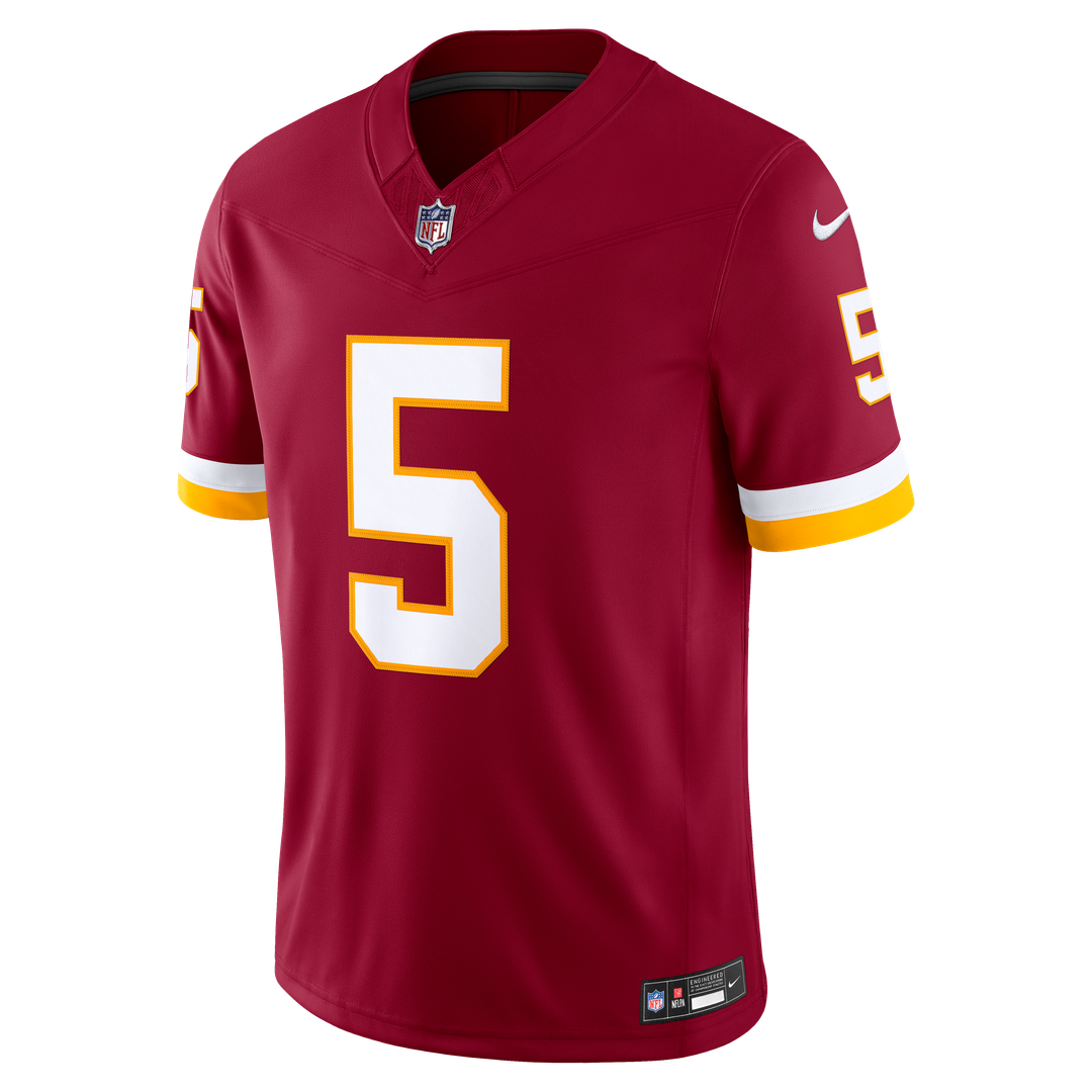 Washington Commanders Jayden Daniels Burgundy Team Vapor F.U.S.E. Stitched Limited Jersey | NFL Football Jersey