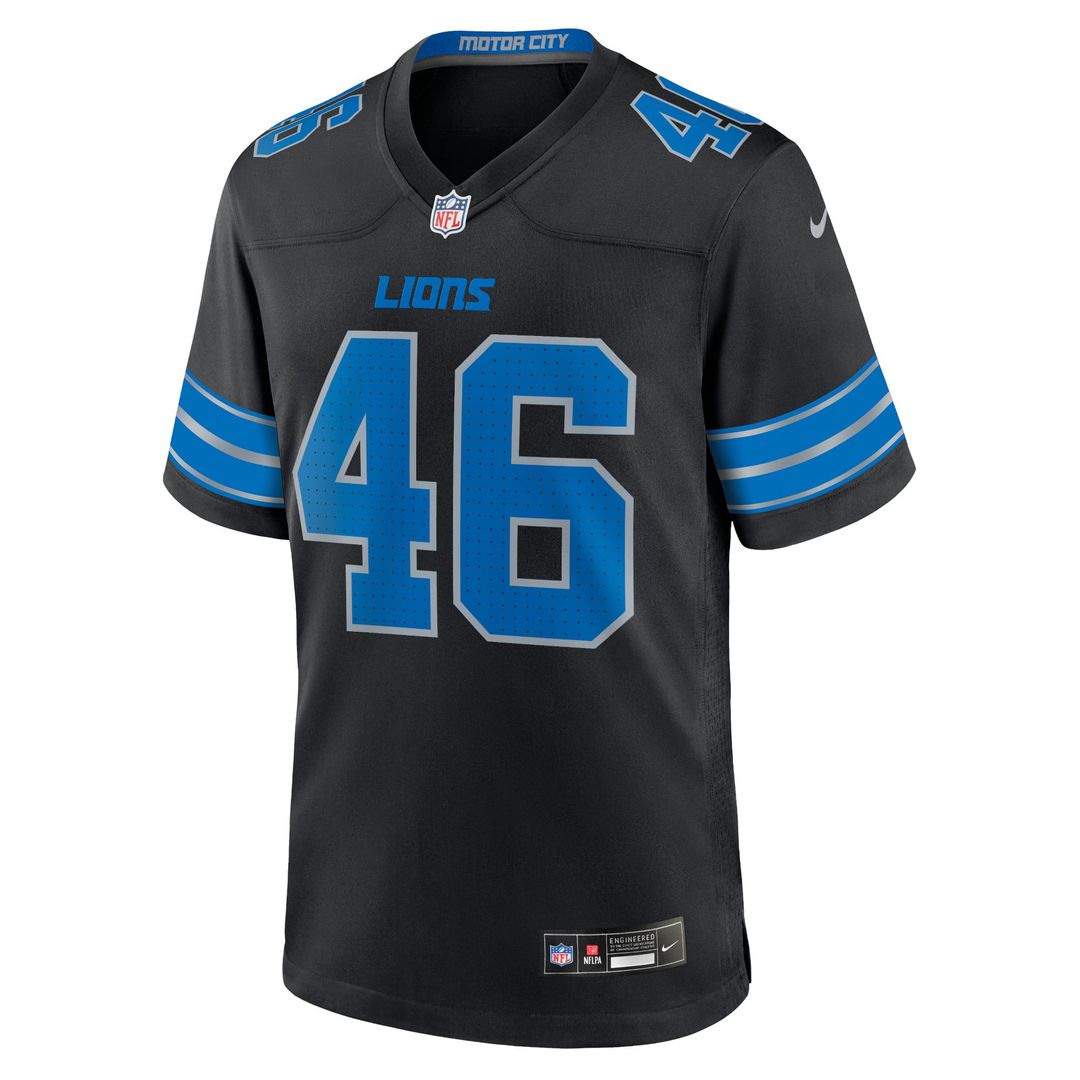 Detroit Lions Jack Campbell Blue Game Jersey | NFL Football Jersey